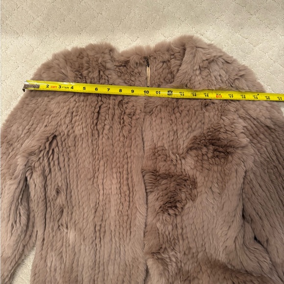 DVF Rex Rabbit Fur Jacket - Picture 6 of 7